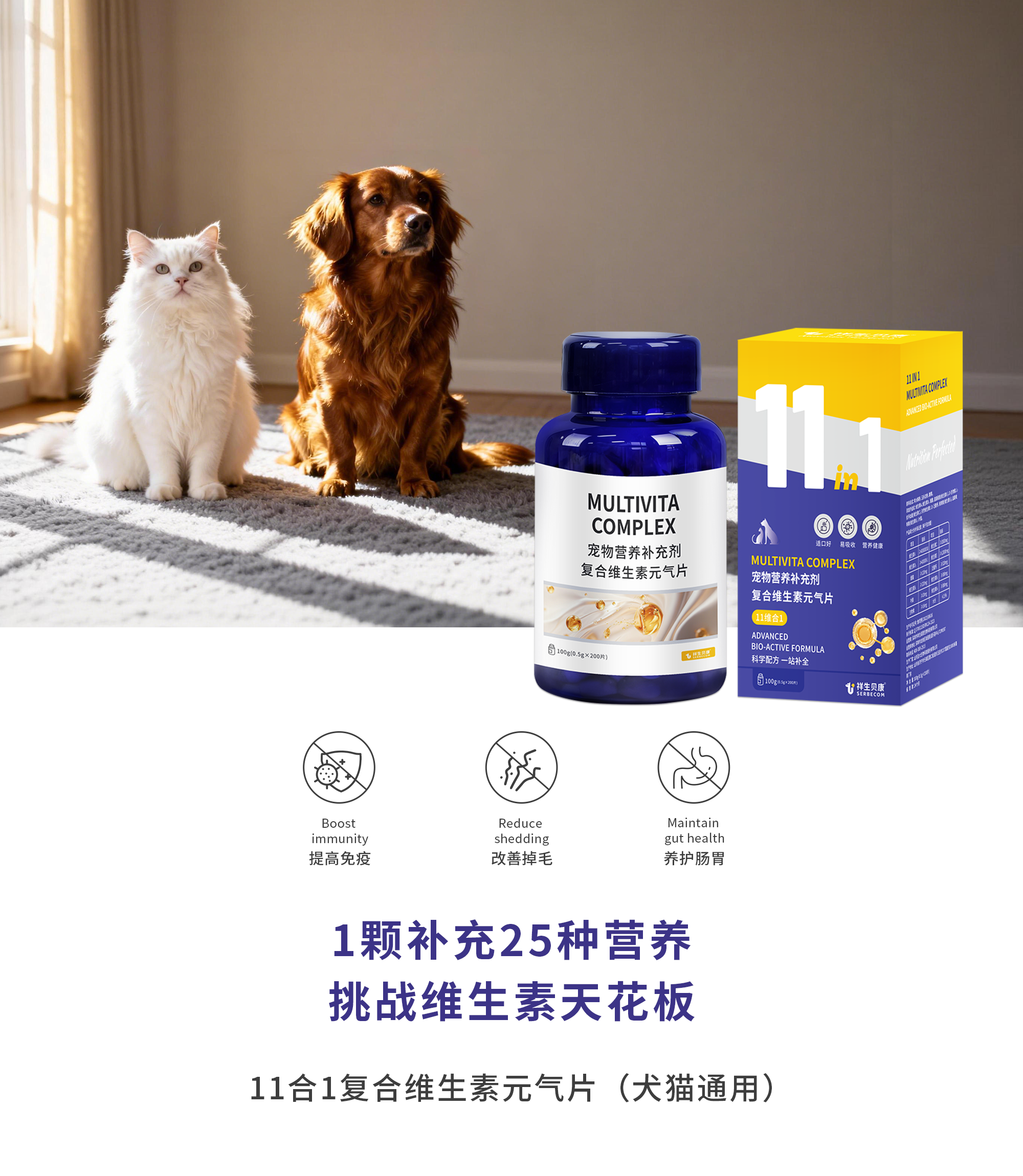 11合1复合维生素元气片