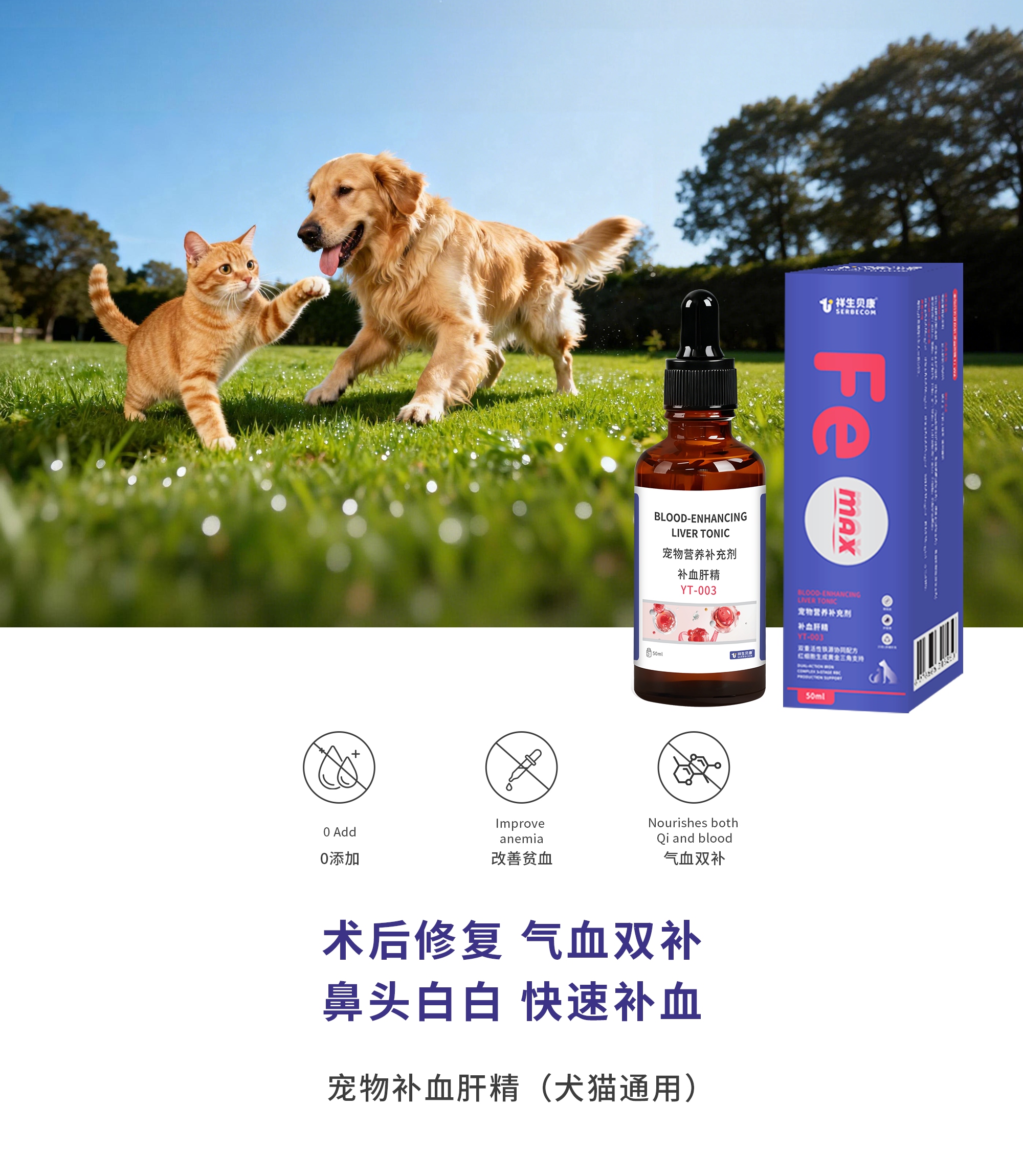 宠物补血肝精(犬猫通用)